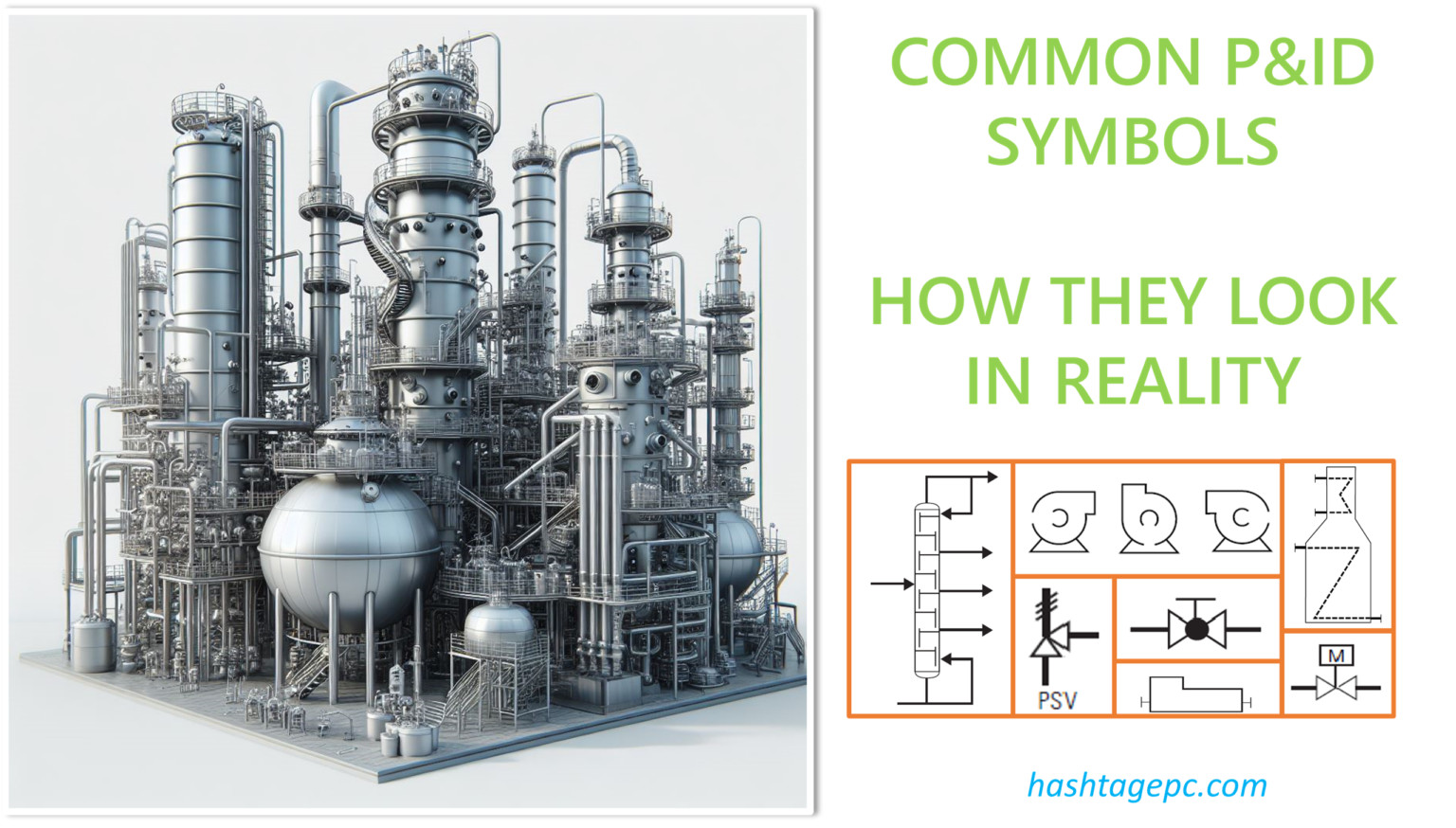 COMMON P&ID SYMBOLS HOW THEY LOOK IN REALITY EPC
